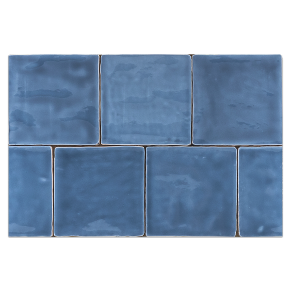 CTB454 - Lagos Ceramic Blue 4" x 4" Glossy Board