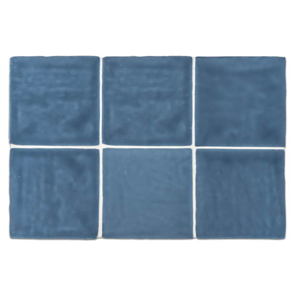 CTB454 - Lagos Ceramic Blue 4" x 4" Glossy Board