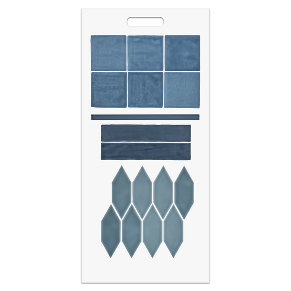 CTH-Blue - Lagos Ceramic Blue Colors Handheld Board