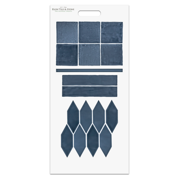 CTH470 - Lagos Ceramic Midnight Blue Handheld Board