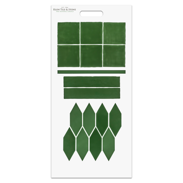 CTH480 - Lagos Ceramic Verde Handheld Board