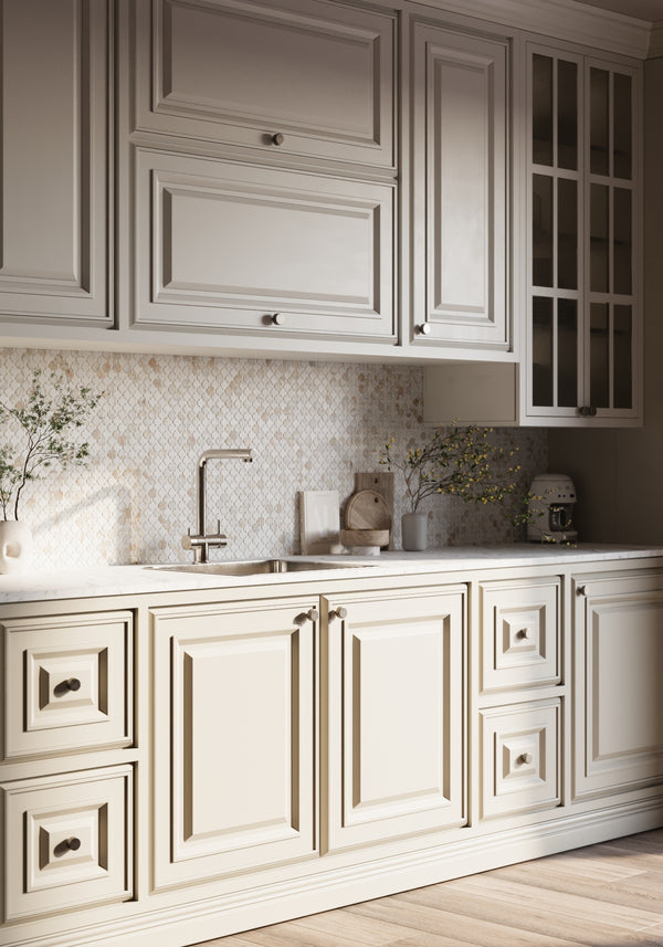 Calacatta Gold Clover Mosaic Honed