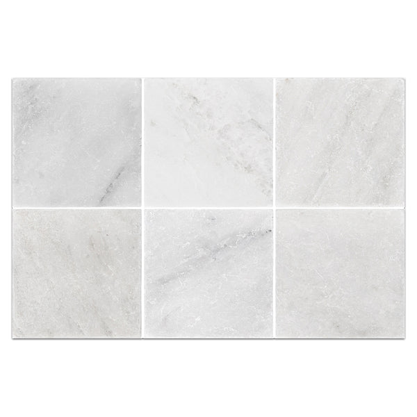 Pearl White 4" x 4" Tumbled Field Board