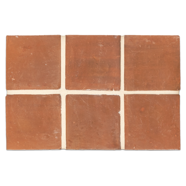 Chocolate Stained Saltillo 4" x 4" Clear Semi Gloss Field Board