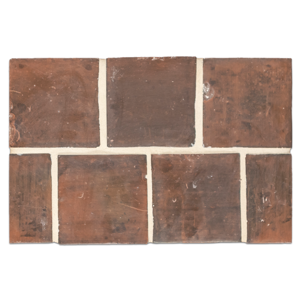 Walnut Stained Saltillo 4" x 4" Clear Semi Gloss Field Board