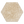 Travertino marfil claro de corte transversal, hexágono de 10,5