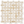 Tejido de cesta de travertino marfil claro de corte transversal con mosaico de puntos de dolomita de 3/8