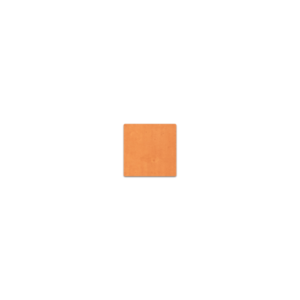 Soft Brown Stained Terracotta 2" x 2" Clear Semi Gloss