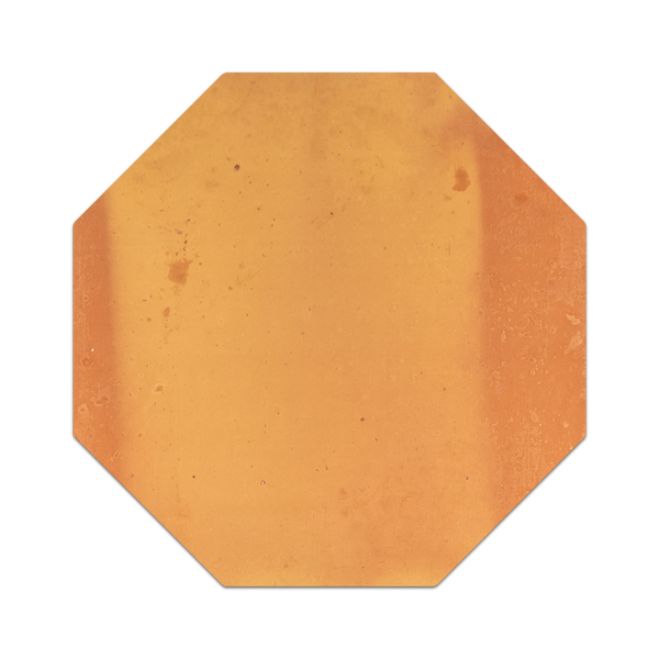 Saltillo Terracotta 12" Octagon Clear Semi Gloss