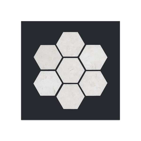 S131 - Alba Nova 2" Hexagon Mosaic Honed