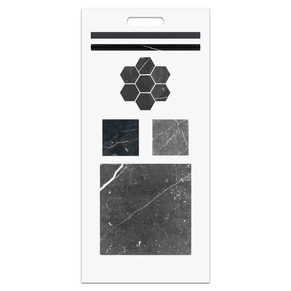 Black Marble Slim Handheld Board (A)