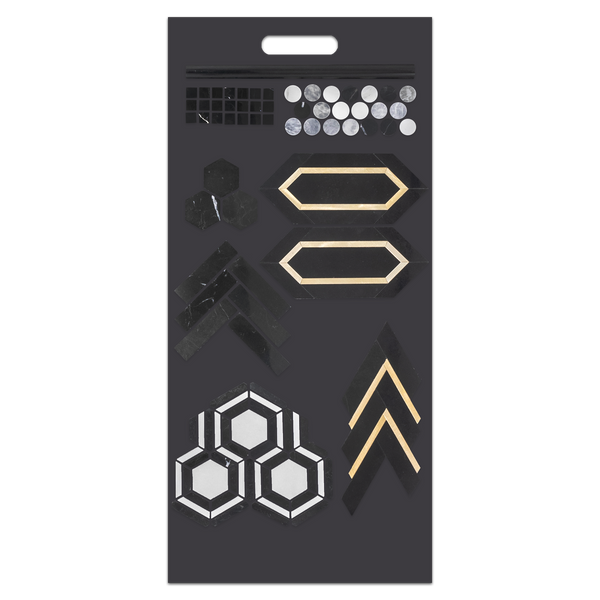 Black Marble Slim Handheld Basic Board