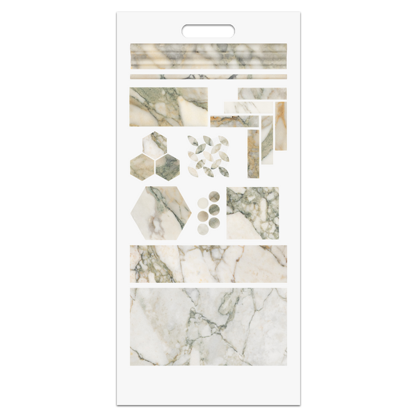Calacatta Green Slim Handheld Board (A)