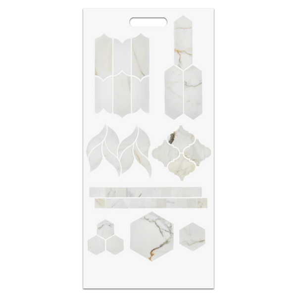 Calacatta Gold Slim Handheld Design Board (C)