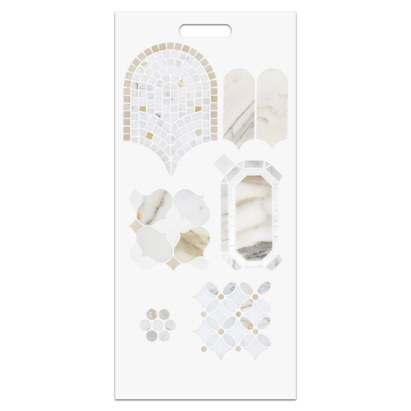 Calacatta Gold Slim Handheld Design Board (D)