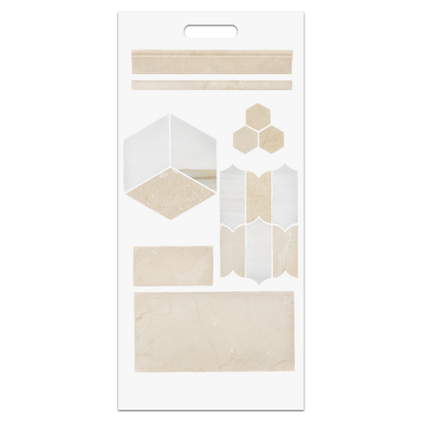 Crema Marfil Slim Handheld Basic Board