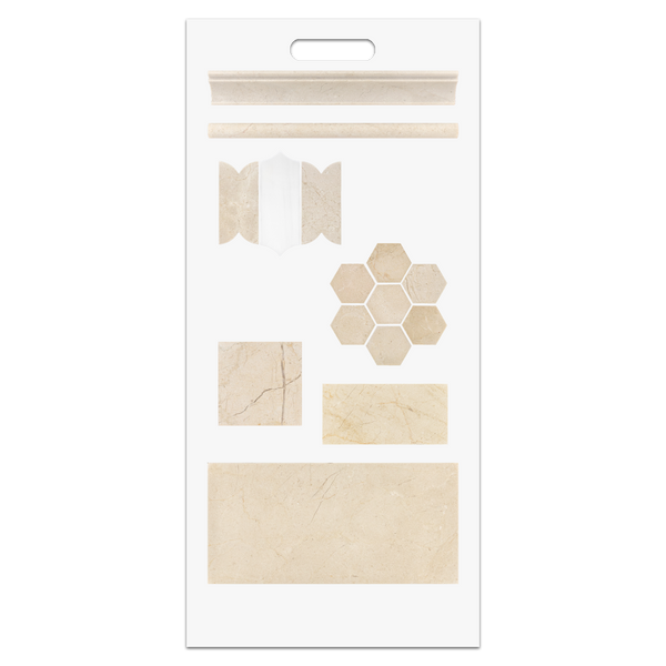 Crema Marfil Slim Handheld Basic Board