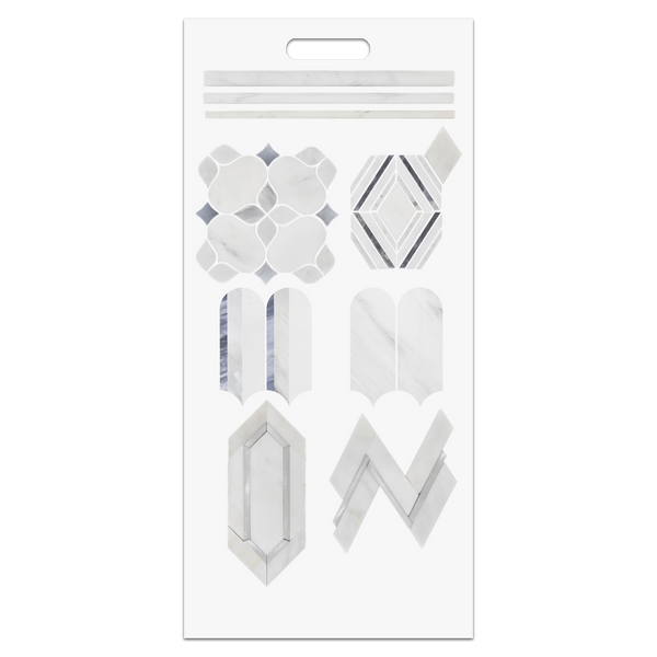 Pearl White Slim Handheld Design Board (B)