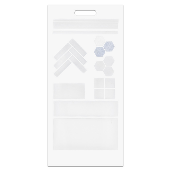 White Thassos Slim Handheld Basic Board