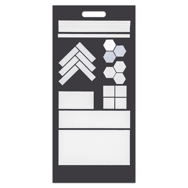White Thassos Slim Handheld Basic Board