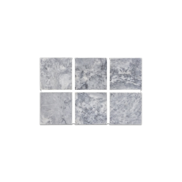 Loose Swatch - Pacific Gray 2" Square Mosaic Honed