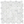 Tejido de cesta blanco perla con mosaico de punto verde Ming de 3/8