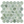 **STOCK LIMITADO** Mosaico hexagonal verde esmeralda de 2