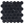 Mosaico hexagonal negro de 2