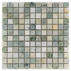 Ming Green 1" x 1" Mosaic Polished (1 sf) - Elon Tile & Stone