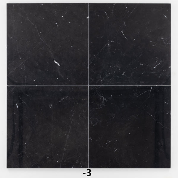 Black 12" x 12" Polished - Elon Tile & Stone