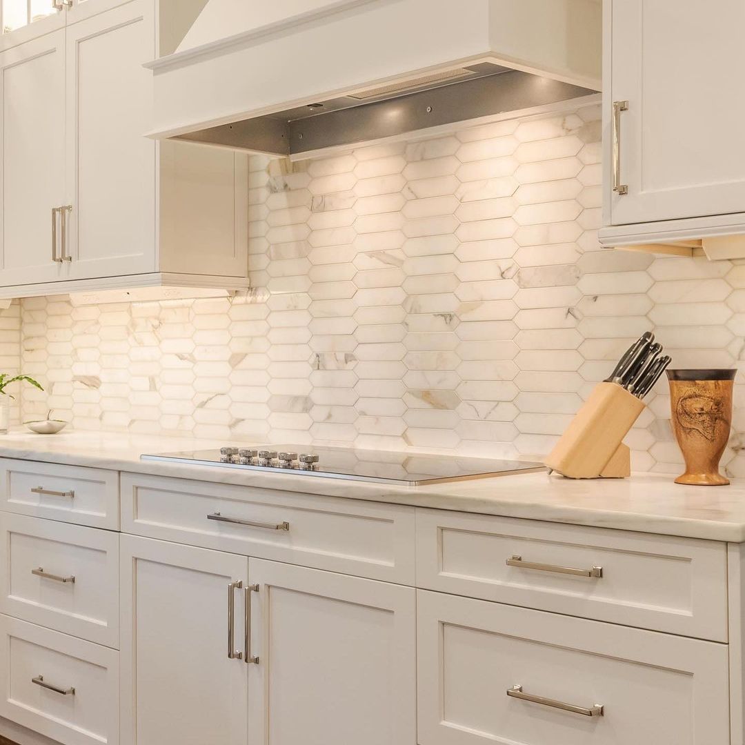 Calacatta Gold Marble Kitchen