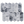 Bardiglio Nuvolato Mosaico de piquete de 2