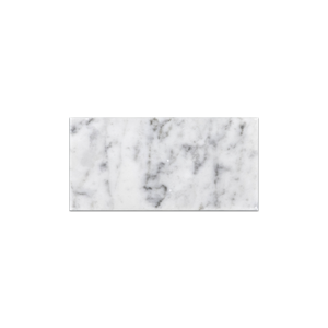 Bianco Carrara Venatino Gioia 3" x 6" Honed - Elon Tile & Stone