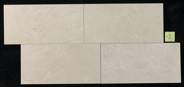 Crema Marfil 12" x 24" Honed - Elon Tile & Stone