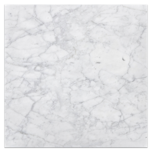 Bianco Carrara Venatino Gioia 18" x 18" Polished - Elon Tile & Stone