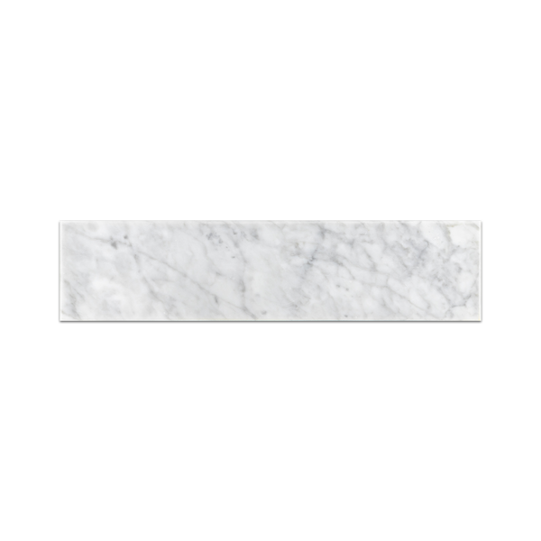 Bianco Carrara 3" x 12" Pulido