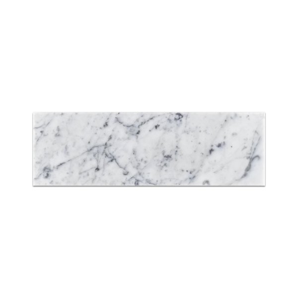 Bianco Carrara 4" x 12" Honed
