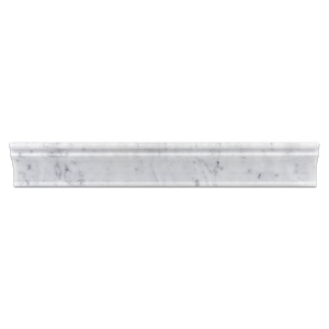 Bianco Carrara 2" x 12" Capital Molding Polished - Elon Tile