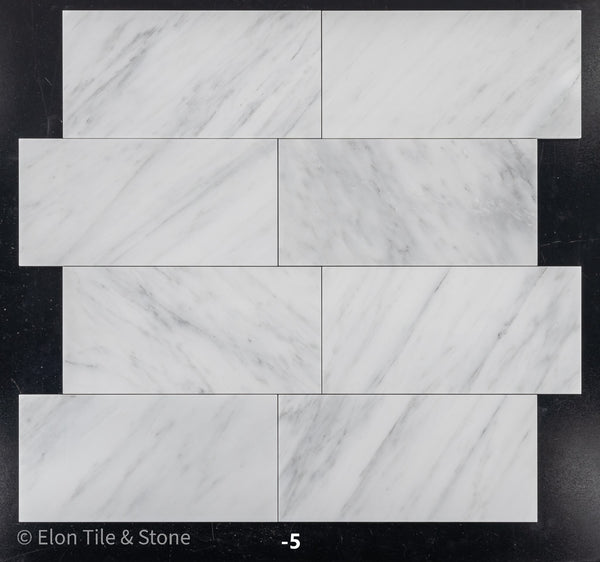 Pearl White 6" x 12" Polished - Elon Tile & Stone