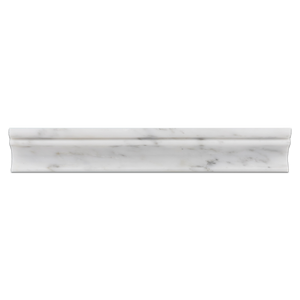 Pearl White 2" x 12" Capital Molding Polished - Elon Tile & Stone