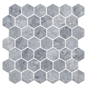 Pacific Gray 2" Hexagon Mosaic Honed - Elon Tile & Stone
