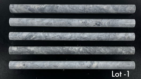 Pacific Gray Pencil Molding Polished - Elon Tile & Stone