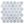 Mosaico hexagonal azul celeste de 2