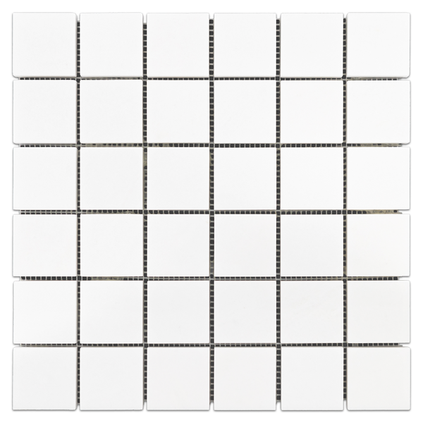 White Thassos 2" x 2" Mosaic Polished - Elon Tile
