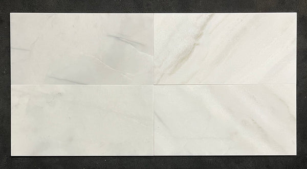 **LIMITED STOCK** Ice White 12" x 24" Honed