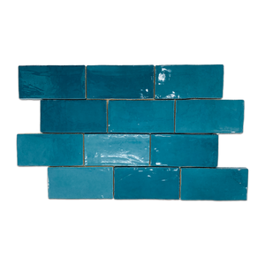 Hampton Turquoise 3" x 6" Glossy - Elon Tile