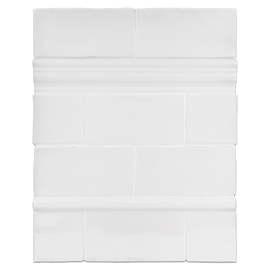 BCB201G - Hampton White Glossy Board - Elon Tile