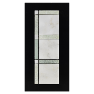 CC59 - Pearl White with Ming Green Grande Square Mosaic Polished Card - Elon Tile