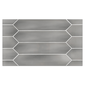 Optics Board Collection - CTB250 - Optics Grey 2.6" x 13" Picket Glossy Board - Elon Tile