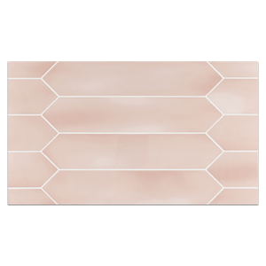 Optics Board Collection - CTB270 - Optics Pink 2.6" x 13" Picket Glossy Board - Elon Tile